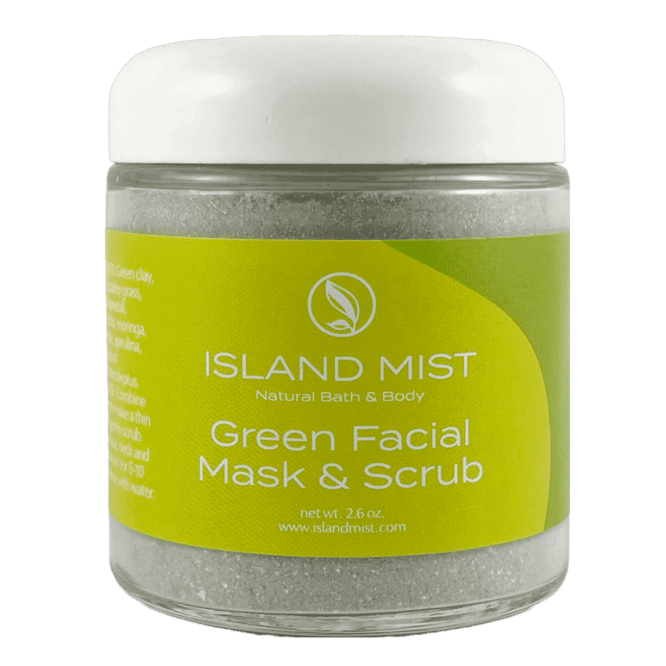 Green Facial Mask & Scrub