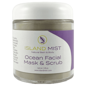 ocean facial mask and scrub