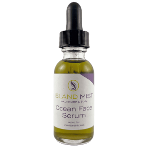 soft, hydrated skin with ocean face serum